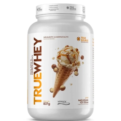 True Whey, Hidrolisado e Isolado, 837g, Sabores, True Source