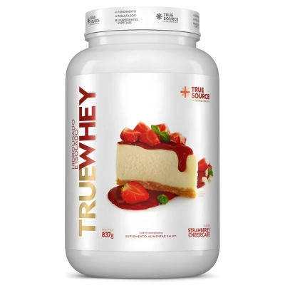 True Whey, Hidrolisado e Isolado, 837g, Sabores, True Source