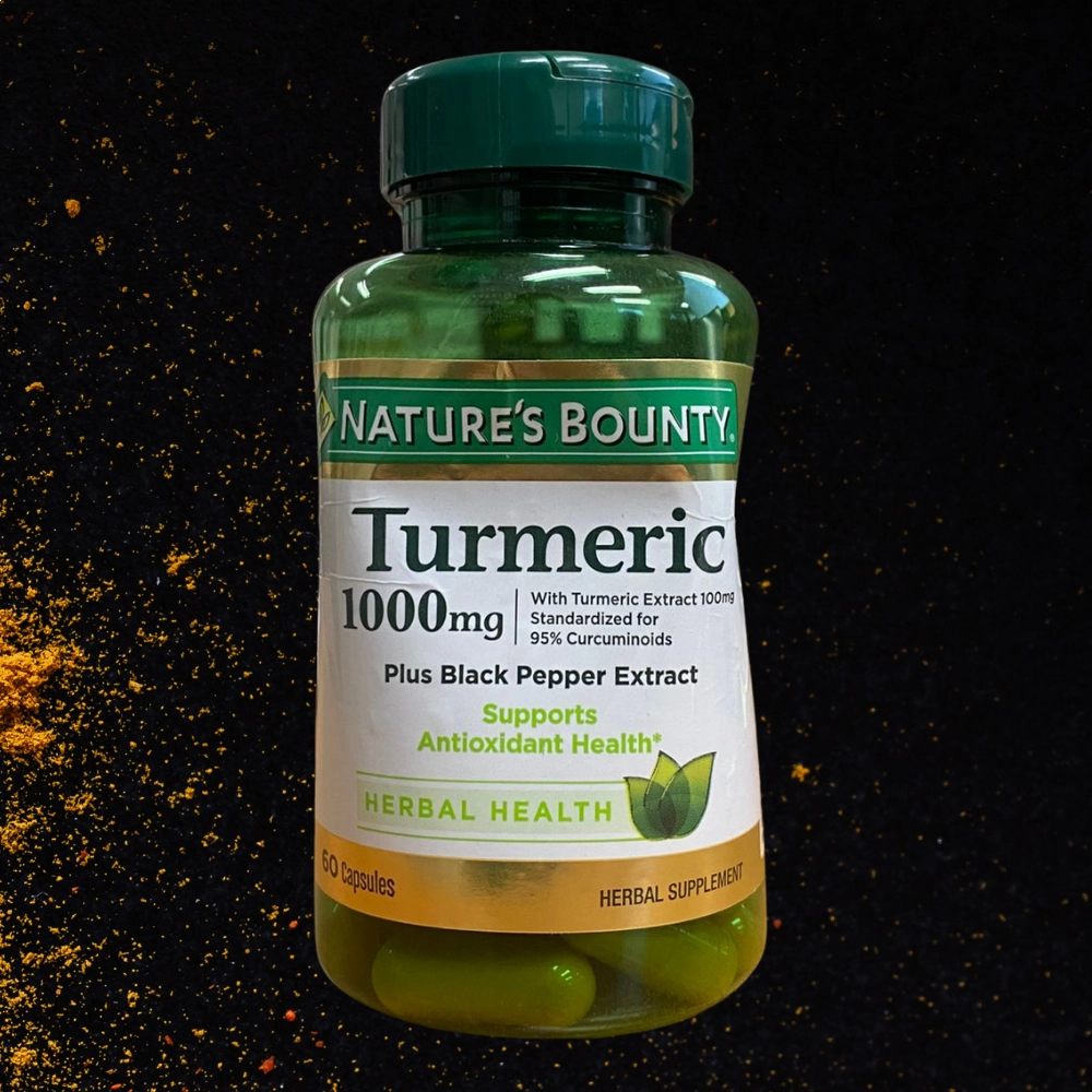Turmeric 1000mg 60 Capsulas Nature's Bounty (Pequena Avaria)