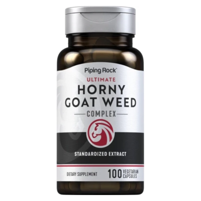 Ultimate Horny Goat Weed Complex, 100 Cápsulas, Piping Rock