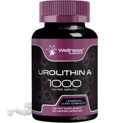 Urolithin A 1000mg + Lipossomal, 120 Cápsulas, WellNess LabsRX