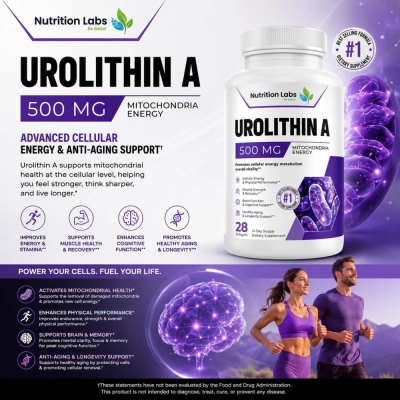 Urolithin A Liposomal, 500mg, 28 Softgels, Nutrition Labs