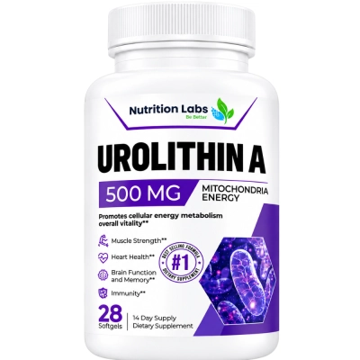 Urolithin A Liposomal, 500mg, 28 Softgels, Nutrition Labs