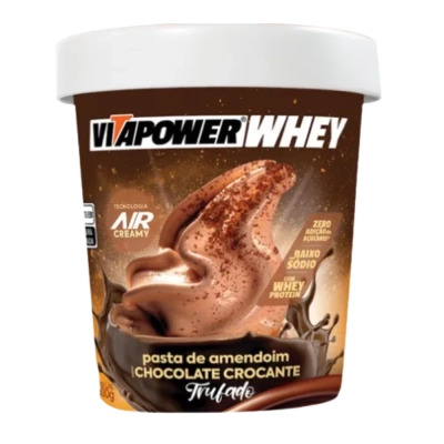 Vitapower Pasta de Amendoim, Sabores, 280g ou 600g, Vitafor