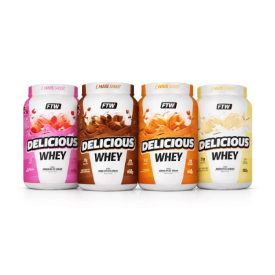 Whey Delicious, 900g Sabores, FTW