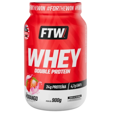 Whey Double Protein, 900g Sabor Cookies, FTW