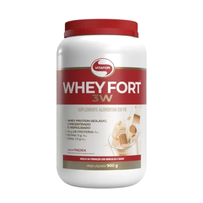 Whey Fort 3w, Saborores, 900g, Vitafor