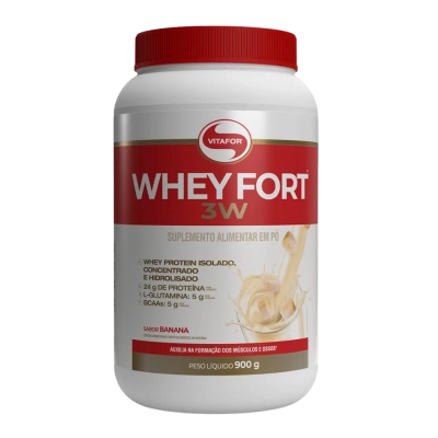 Whey Fort 3w, Saborores, 900g, Vitafor
