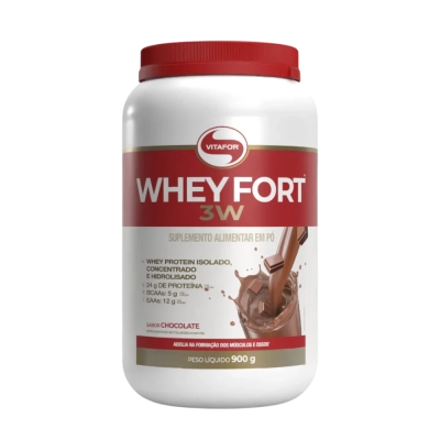 Whey Fort 3w, Saborores, 900g, Vitafor