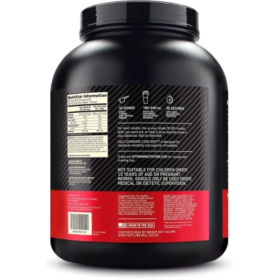 Whey Gold Standard 100%, 2.27kg, Sabores, Optimum Nutrition