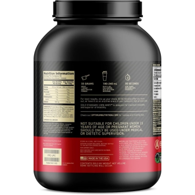 Whey Gold Standard 100%, 2.27kg, Sabores, Optimum Nutrition