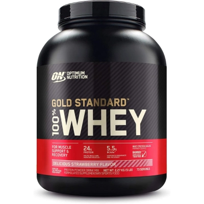 Whey Gold Standard 100%, 2.27kg, Sabores, Optimum Nutrition
