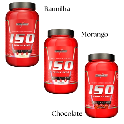 Whey Protein Isolado, Triplo Zero, Sabores, 900g, IntegralMedica