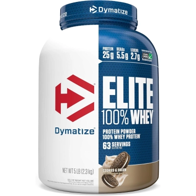Whey Protein Powder Elite 100%, 2,3kg Sabores, Dymatize
