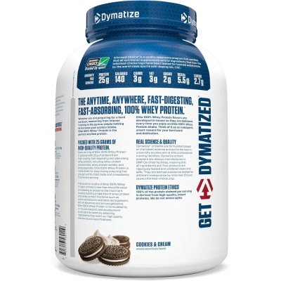 Whey Protein Powder Elite 100%, 2,3kg Sabores, Dymatize