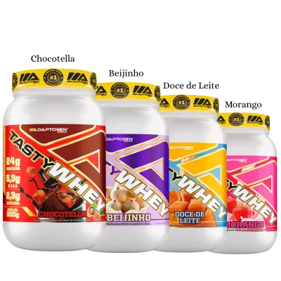 Whey Protein Suplemento 3W Gourmet, Tasty Whey, 900g - Adaptogen