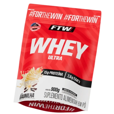 Whey Ultra Protein Refil, 900g Sabores, FTW