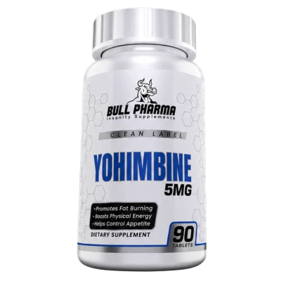 Yohimbina, Ioimbina 5mg, 90 Cápsulas, Bull Pharma