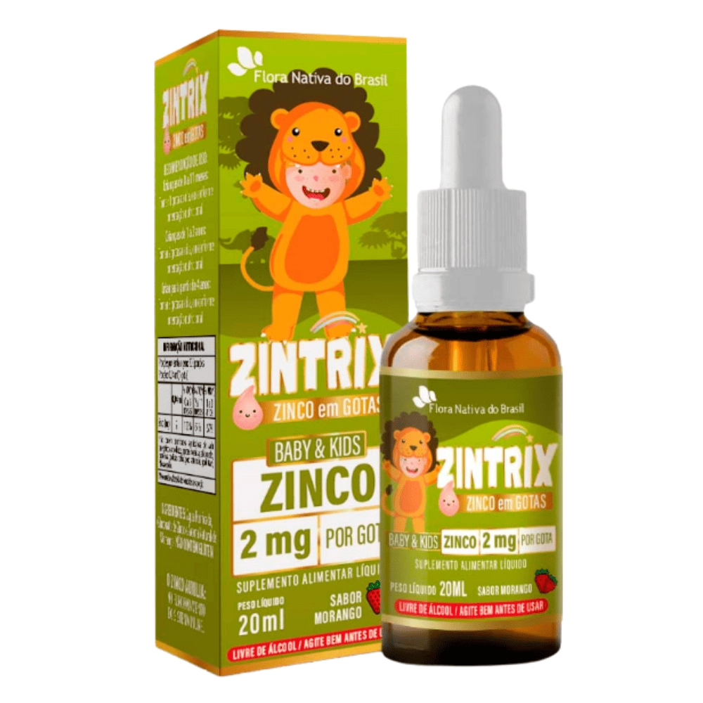 ZINTRIX (Zinco Infantil) 20ml - Flora Nativa do Brasil